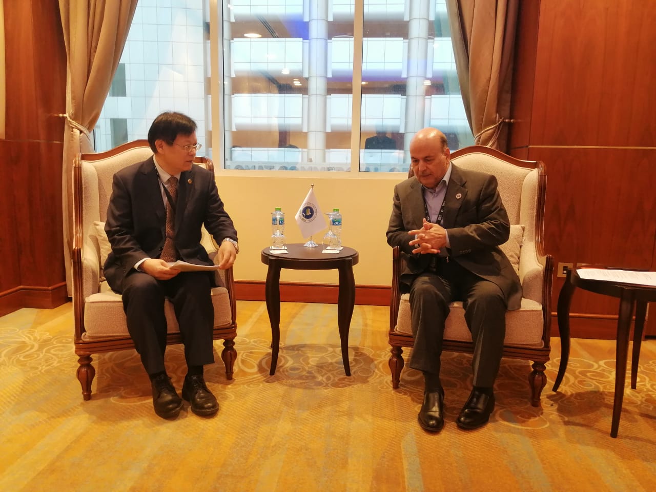 APA Secretary General Met with the Head of APA Delegation of China